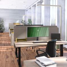 elektrisch höhenverstellbarer Schreibtisch Büro Höhenverstellbare Schreibtische Arbeitstische Bürotisch höhenverstellbar Lista Office LO Stretch