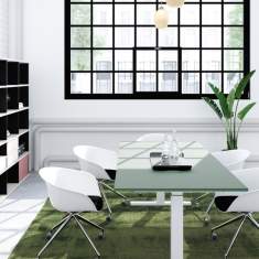 elektrisch höhenverstellbarer Schreibtisch Büro Höhenverstellbare Schreibtische Arbeitstische Bürotisch höhenverstellbar Lista Office LO Stretch