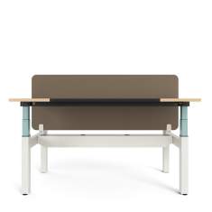 höhenverstellbarer Team-Tisch Büro Team-Tische Holz Schreibtisch Team Schreibtische Steelcase Migration SE
Kabelkanal
rechteckige Tischplatte