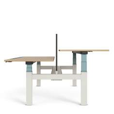 höhenverstellbarer Team-Tisch Büro Team-Tische Holz Schreibtisch Team Schreibtische Steelcase Migration SE
Kabelkanal
rechteckige Tischplatte