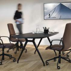 Modularer Konferenztisch Büro Schreibtisch Bürotisch Wilkhahn Versa
abgerundete Tischplatte