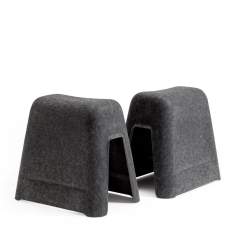 Hocker WINI WINEA FLEX UP aus Filz mit kompakter Bauform für flexible Sitznutzung