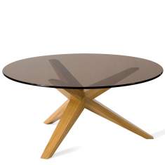 Design Beistelltisch Glas moderne Beistelltische aus Glas, Skandiform, Conica Tisch