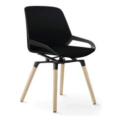 Besucherstuhl schwarz Besucherstühle Büro Konferenzstuhl Konferenzstühle Aeris numo comfort