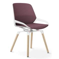 Besucherstuhl rot Besucherstühle Büro Konferenzstuhl Konferenzstühle Aeris numo comfort