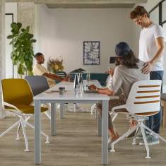 Besucherstuhl gelb Besucherstühle Büro Konferenzstuhl Konferenzstühle Aeris numo comfort