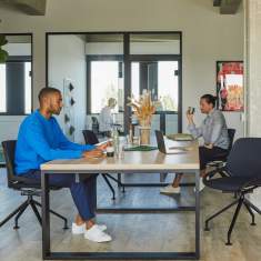Besucherstuhl schwarz Besucherstühle Büro Konferenzstuhl Konferenzstühle Aeris numo comfort