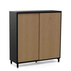Sideboard Holz Schiebetürschrank Büroschränke Martela COMBO