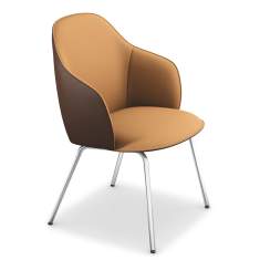 Besucherstuhl gelb Besucherstühle vollgepolstert Stuhl Cafeteria Stühle Sedus se:cafe soft chair