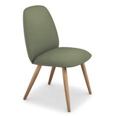 Besucherstuhl grün Besucherstühle vollgepolstert Stuhl Cafeteria Stühle Sedus se:cafe soft chair