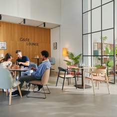 Besucherstuhl Besucherstühle vollgepolstert Stuhl Cafeteria Stühle Sedus se:cafe soft chair