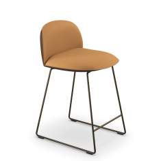 Barhocker gelb Barstuhl Kuffengestell Barstühle Sedus se:cafe soft stool