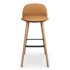 Barhocker gelb Barstuhl Holz Barstühle Sedus se:cafe soft stool