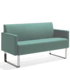 Loungesofa grün Loungesessel Büro Loungemöbel Materia, Monolite