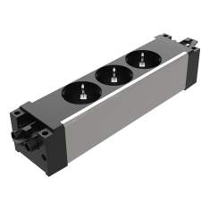 Steckdosenleiste Elektro-Steckdosen Dataflex Power Powerbar 3x Schuko - 303