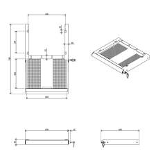 technisches Bild Dataflex Addit laptop Sicherheits Schublade 620