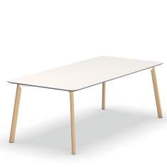Premium-Arbeitstisch Holz Bürotisch Konferenztisch Büro Schreibtisch weiss Bürotische Konferenztische Sedus se:vision desk