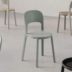 Besucherstuhl modern Besucherstühle Kunststoff Cafeteria Stuhl Bene Noovo