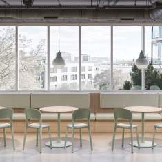 Besucherstuhl modern Besucherstühle Kunststoff Cafeteria Stuhl Bene Noovo