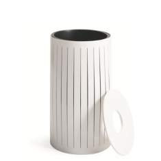 Papierkorb weiss Papierkörbe Aschenbecher, Materia, Bin