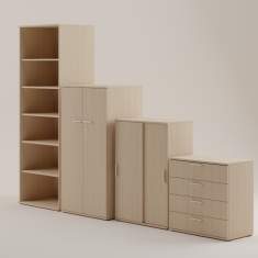 Büroschränke Holz Schrank Büro Stauraumsystem Büromöbel Klain Simplus