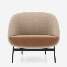 Loungesessel braun Sessel Lounge Clubsessel komfortable Nowy Styl Mollen
