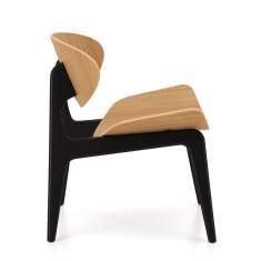 Loungesessel Holz Sessel Lounge Holzschale Kusch+Co Kanu