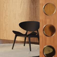 Loungesessel Holz Sessel Lounge schwarz Kusch+Co Kanu