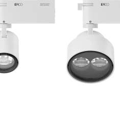Strahler für Stromschienen weiss ERCO Pollux New