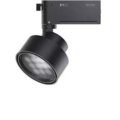 Strahler für Stromschienen schwarz ERCO Pollux New