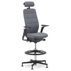 Capella X Counterstuhl grau Counterstühle Kinnarps Capella Classic