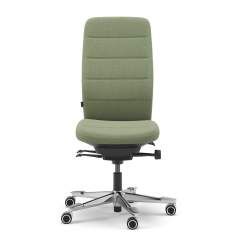 Capella X Bürodrehstuhl grün Drehstühle Büro Drehstuhl ohne Armlehnen Kinnarps Capella XL
mit Kopfstütze