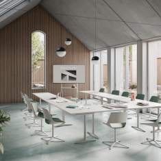 Klapptisch weiss Klapptische stapelbar Brunner advance