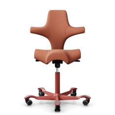 Hag Bürostuhl Design Bürodrehstuhl ohne Armlehnen Drehstuhl Coral Flokk, HÅG Capisco