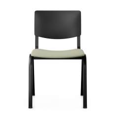 Besucherstuhl Green-grey Besucherstühle Konferenzstuhl stapelbar Stuhl Flokk HÅG Celi 9140
