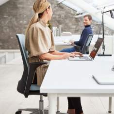 Hag Bürostuhl Design Bürodrehstuhl ergonomisch Bürostühle blau Flokk, HÅG Futu