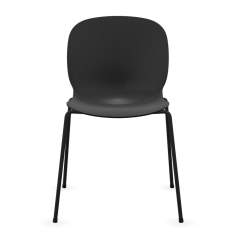 Besucherstuhl stapelbar Besucherstühle dark stained oak Cafeteria Stuhl Konferenzstuhl profim Noor
