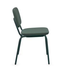 Besucherstuhl Dusty green Besucherstühle Konferenzstuhl stapelbar Konferenzstühle ohne Armlehnen Profim Normo