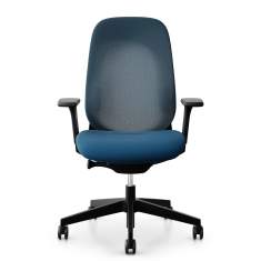 Netzrückenstuhl Giroflex giroflex 40 mit gepolstertem Sitz und höhenverstellbarer Sitzposition