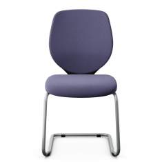 Freischwinger purple blue Konferenzstühle Besucherstühle giroflex 353 Besucherstuhl