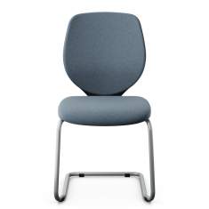Freischwinger blue melange Konferenzstühle Besucherstühle giroflex 353 Besucherstuhl