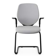 Freischwinger light grey Konferenzstühle Besucherstühle giroflex 353 Besucherstuhl