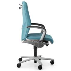 Chefsessel türkis Bürodrehstuhl Armlehne höhenverstellbar Drehstuhl Büro  Giroflex, giroflex 64 Chefsessel