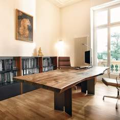 Massivholz Schreibtisch exklusiv Büromöbel große Schreibtische Massivholz IGN. Design., IGN. OFFICE. Tisch