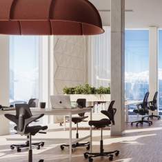 Hag Bürostuhl Bürodrehstuhl Design Bürostühle kaufen Büro Drehstuhl Flokk HÅG Capisco Puls