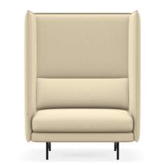 Loungesessel beige Sessel Lounge Softseating mit Wand Interstuhl QOMFORTis1
