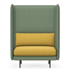 Loungesessel grün Sessel Lounge Softseating mit Wand Interstuhl QOMFORTis1