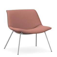 Loungesessel grau Sessel Lounge Sitzmöbel rosa Interstuhl SHUFFLEis1