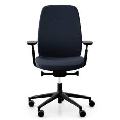 Büro Drehstuhl warm blue Drehstühle mit Armlehnen Bürostuhl Flokk Profim Pace