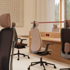 Büro Drehstühle mit Armlehnen Bürostuhl Flokk Profim Pace